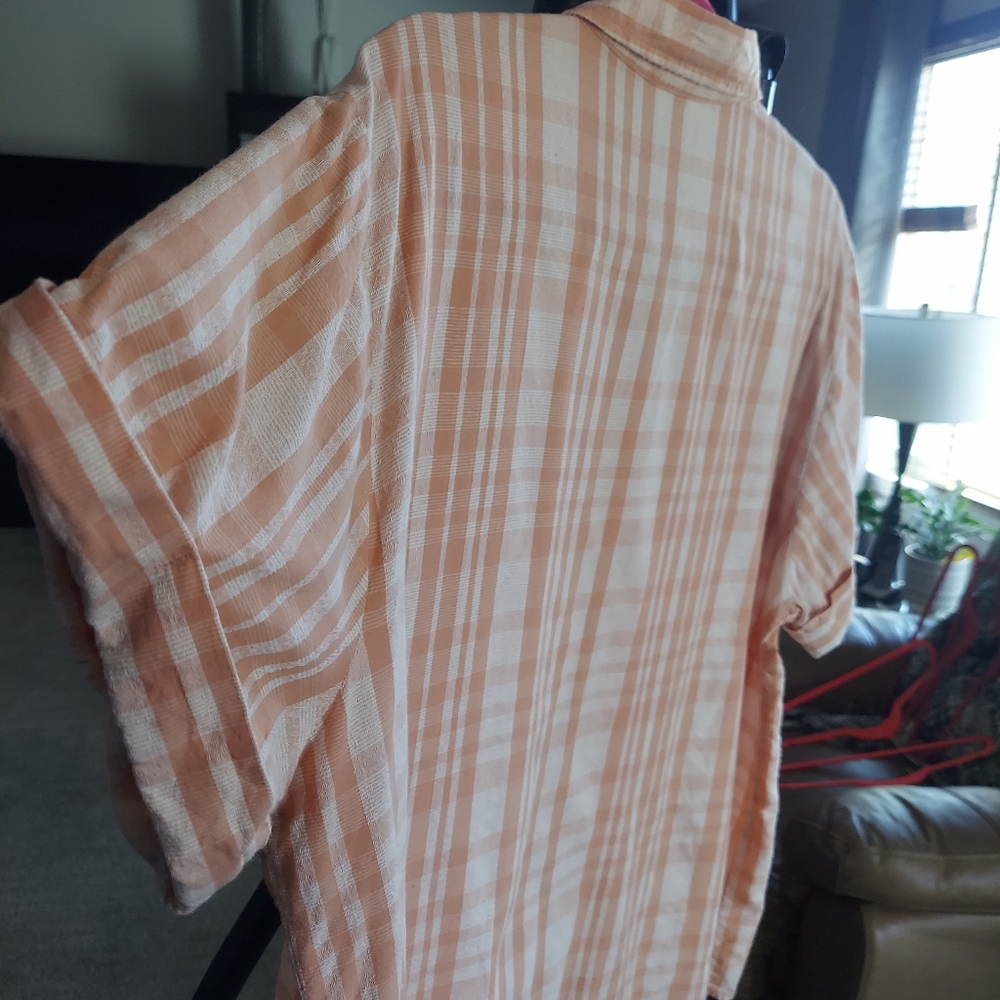 Universal Thread Peach Blouse Large - image 7